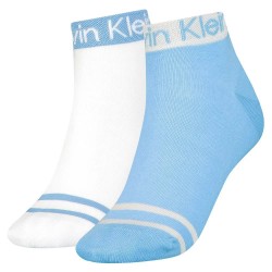 чорапи,дамски,чорапи,calvin,klein,logo,welt,quarter,short,socks,2,pairs,light,blue,(blue)