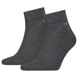 чорапи,мъжки,чорапи,calvin,klein,quarter,short,socks,2,pairs,dark,grey,melange,(grey)