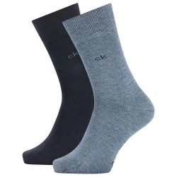 чорапи,мъжки,чорапи,calvin,klein,701218631,socks,2,pairs,denim,melange,(blue)