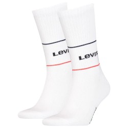 чорапи,мъжки,чорапи,levi´s,®,short,cut,logo,sport,socks,2,pairs,iconic,(white)