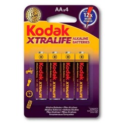 батерии,kodak,lr6,aa,alkaline,battery,4,units,black,(yellow,purple)