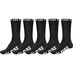 чорапи,мъжки,чорапи,globe,blackouts,socks,5,pairs,black,(black,black)