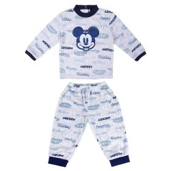 Пижама Disney Mickey long sleeve pyjama - Grey (Gray) пижама,детски,пижами,disney,mickey,long,sleeve,pyjama,grey,(gray)