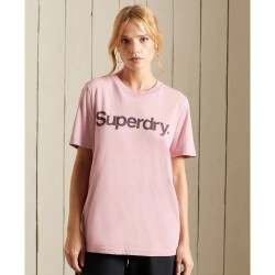 тениска,дамски,тениски,superdry,core,logo,short,sleeve,t,shirt,soft,pink,(grey)