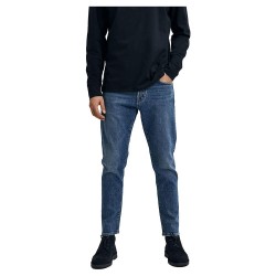 дънки,мъжки,панталони,selected,slim,tape,toby,3070,m.b,st,jeans,blue