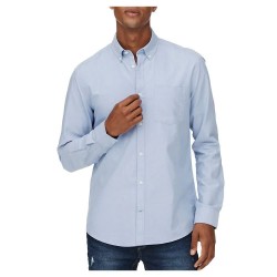 Риза с дълъг ръкав Only & sons Neil Life long sleeve shirt - Blue (Cashmere Blue) риза,с,дълъг,ръкав,мъжки,ризи,only,&,sons,neil,life,long,sleeve,shirt,blue,(cashmere,blue)