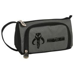канцеларски,принадлежности,safta,drop,down,pocket,empty,the,mandalorian,pencil,case,grey,(multicolor)