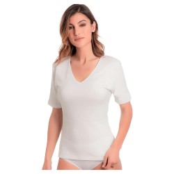 Playtex Princesa Thermal Natural short sleeve base layer - White (White) дамско,бельо,дамски,бикини,и,танкини,playtex,princesa,thermal,natural,short,sleeve,base,layer,white,(white)