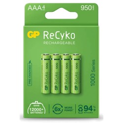 батерии,gp,batteries,r3,aaa,rechargeable,battery,4,units,green,(green)
