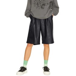 къси,панталони,дамски,панталони,jack,&,jones,jaden,faux,leather,jjxx,high,waist,shorts,black,(black,detail,matte)