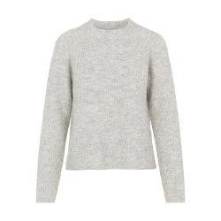 блуза,дамски,пуловери,дамски,плетени,дрехи,pieces,ellen,sweater,grey,(light,grey,melange)