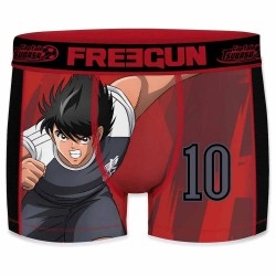 боксерки,мъжко,бельо,freegun,captain,tsubasa,boxers,red,(multicolor)