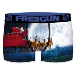 боксерки,мъжко,бельо,freegun,christmas,boxers,santa,(multicolor)