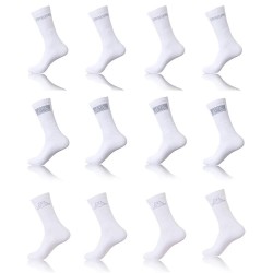 чорапи,мъжки,чорапи,kappa,t709,socks,12,pairs,white,(white)