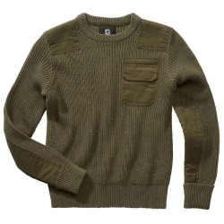 блуза,детски,блузи,brandit,bw,sweater,olive,(red)