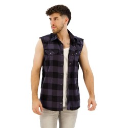 карирана,риза,мъжки,ризи,brandit,check,shirt,black,grey,(blue)