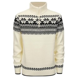 блуза,мъжки,пуловери,brandit,troyer,norweger,high,neck,sweater,white