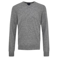 блуза,мъжки,пуловери,façonnable,cash,12gg,v,neck,sweater,grey