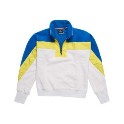 блуза,дамски,блузи,superdry,mountain,sport,dolman,henley,sweatshirt,white