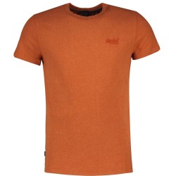 тениска,мъжки,тениски,superdry,vintage,logo,embroidered,short,sleeve,t,shirt,rust,orange,marl,(red)