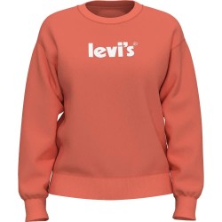 поларена,блуза,дамски,блузи,levi´s,®,graphic,standard,sweatshirt,red,(ssnl,poster,logo,fleece,persimmon)