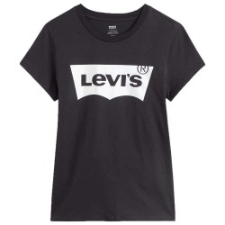 тениска,дамски,тениски,levi´s,®,the,perfect,17369,short,sleeve,t,shirt,rainbow,gradient,bw,caviar,(black)