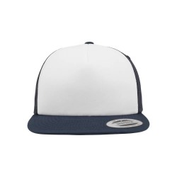 шапка,всички,шапки,flexfit,foam,with,white,front,cap,navy,blue,white,navy,blue,(blue)