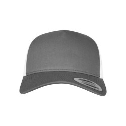 Шапка Flexfit 5-panel Retro 2-tone cap - White (White / White) шапка,всички,шапки,flexfit,5,panel,retro,2,tone,cap,white,(white,white)