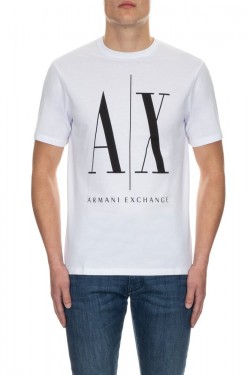 тениска,мъжки,тениски,armani,exchange,t,shirt,white