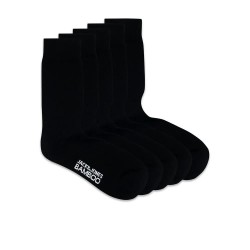 чорапи,мъжки,чорапи,jack,&,jones,basic,bamboo,socks,5,pairs,black,(black,detail,black)