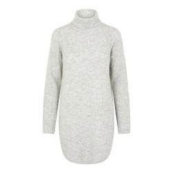 блуза,дамски,пуловери,дамски,плетени,дрехи,pieces,ellen,high,neck,sweater,light,grey,melange,(grey)