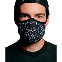 други,аксесоари,dyedbro,bandana,face,mask,black,(black)