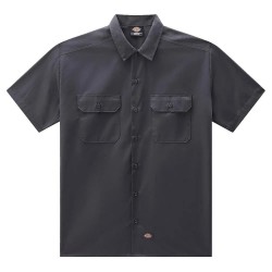 риза,с,къс,ръкав,мъжки,ризи,dickies,work,short,sleeve,shirt,charcoal,grey,(black)