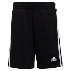 къси,панталони,детски,панталони,adidas,3,stripes,shorts,black,white,(black)