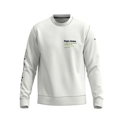 блуза,мъжки,пуловери,pepe,jeans,duncan,sweatshirt,white