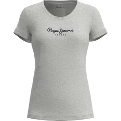 тениска,дамски,тениски,pepe,jeans,new,virginia,short,sleeve,t,shirt,grey,(grey,marl)