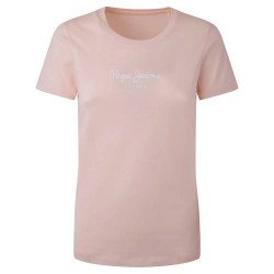 тениска,дамски,тениски,pepe,jeans,new,virginia,short,sleeve,t,shirt,light,pink,(pink)