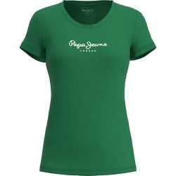 Тениска Pepe jeans New Virginia short sleeve T-shirt - Green (Sherwood) тениска,мъжки,тениски,дамски,тениски,pepe,jeans,new,virginia,short,sleeve,t,shirt,green,(sherwood)