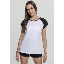 тениска,дамски,тениски,urban,classics,raglan,contract,short,sleeve,t,shirt,white,black,(white)