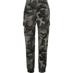 панталони,дамски,панталони,urban,classics,waist,cargo,pants,black,(black)