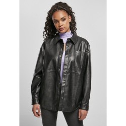 дамски,блузи,дамски,ризи,urban,classics,s,shirt,faux,leather,over,black
