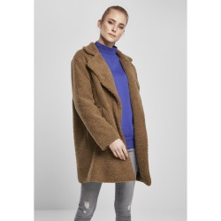 яке,дамски,якета,и,палта,urban,classics,jacket,oversized,sherpa,brown