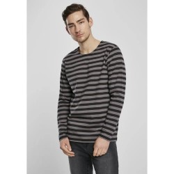 тениска,мъжки,тениски,urban,classics,regular,stripe,long,sleeve,t,shirt,grey,black,(grey)