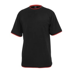 тениска,мъжки,тениски,urban,classics,tall,contract,t,shirt,black,red,(black)