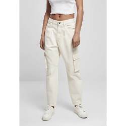 панталони,дамски,панталони,urban,classics,ballon,fit,twill,cargo,pants,white