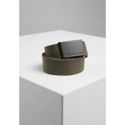 колан,колани,urban,classics,canvas,belt,olive,black,(green)