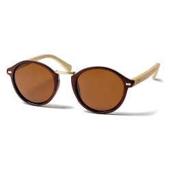 слънчеви,очила,слънчеви,очила,ocean,sunglasses,lille,polarized,sunglasses,brown,(dark,brown,shiny,silver,metal)