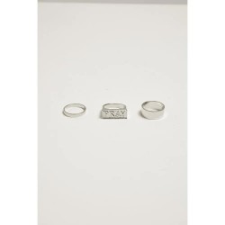 бижутерия,mister,tee,kit,3,rings,silver,(silver)