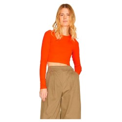 фланелка,с,дълъг,ръкав,дамски,топове,jack,&,jones,feline,rib,jjxx,long,sleeve,top,red,orange,(orange)