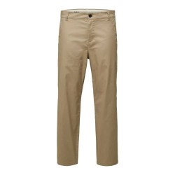 панталони,мъжки,панталони,selected,loose,salford,220,flex,pants,brown